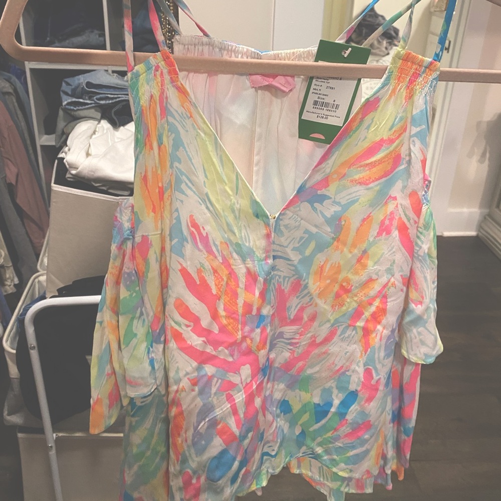 NWT Lilly Pulitzer Bellamy top size small